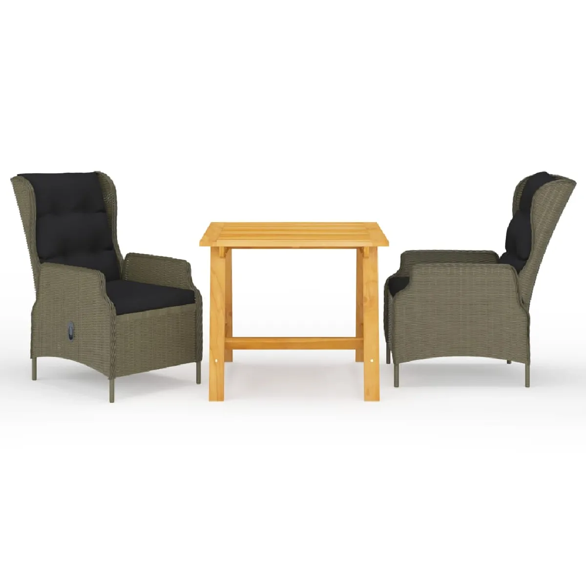 vidaXL Ensemble de salle à manger de jardin 3 pcs - vue 5