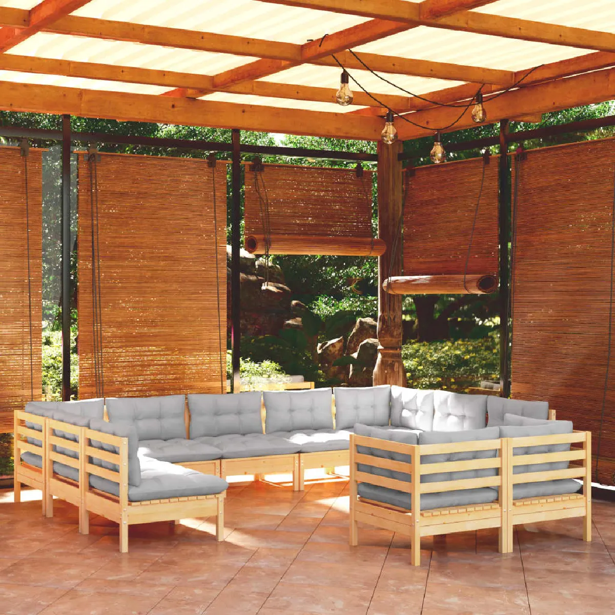 VidaXL Salon de jardin 11 pièces - vue 2