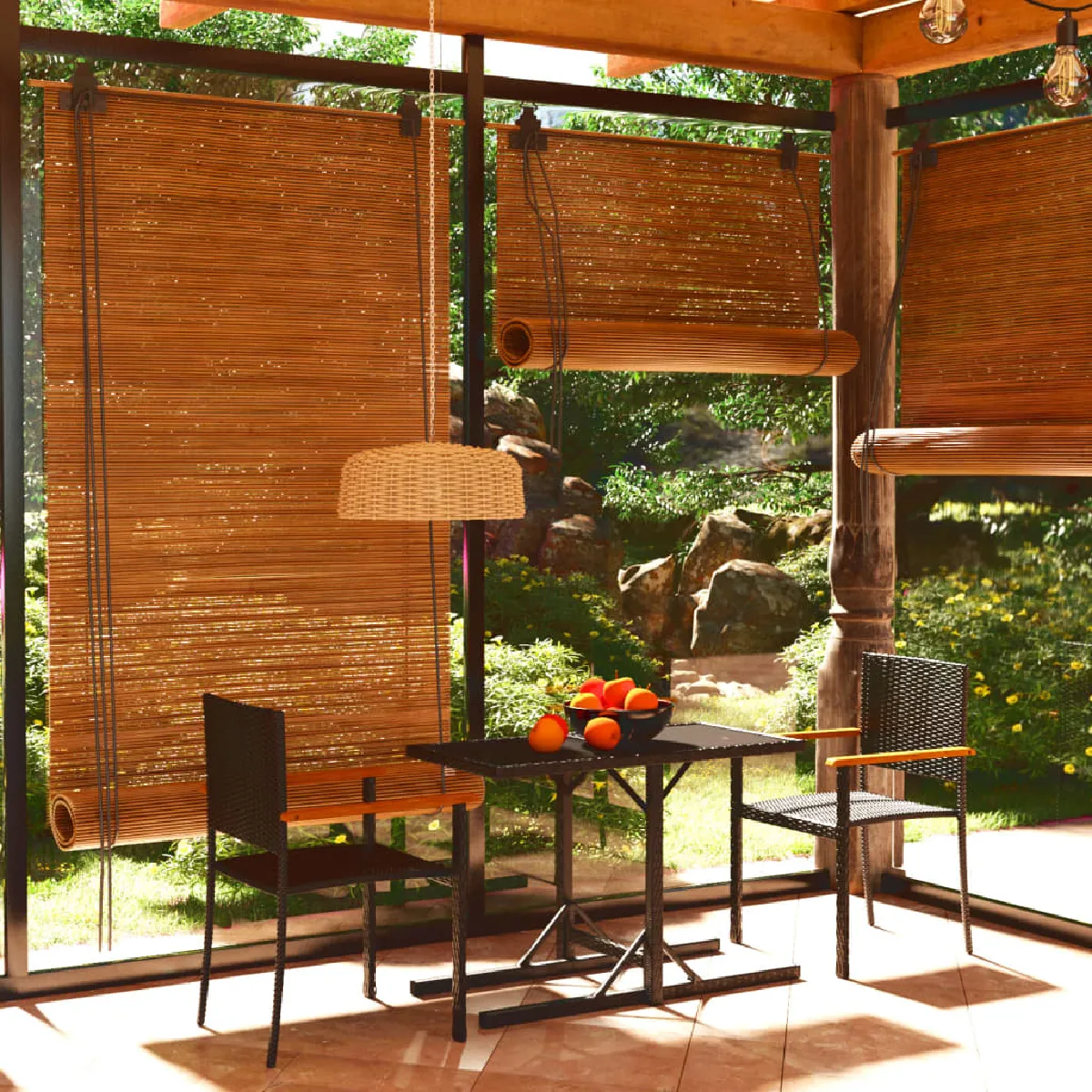 vidaXL Ensemble à manger de jardin 3 pcs - Résine tressée, Noir