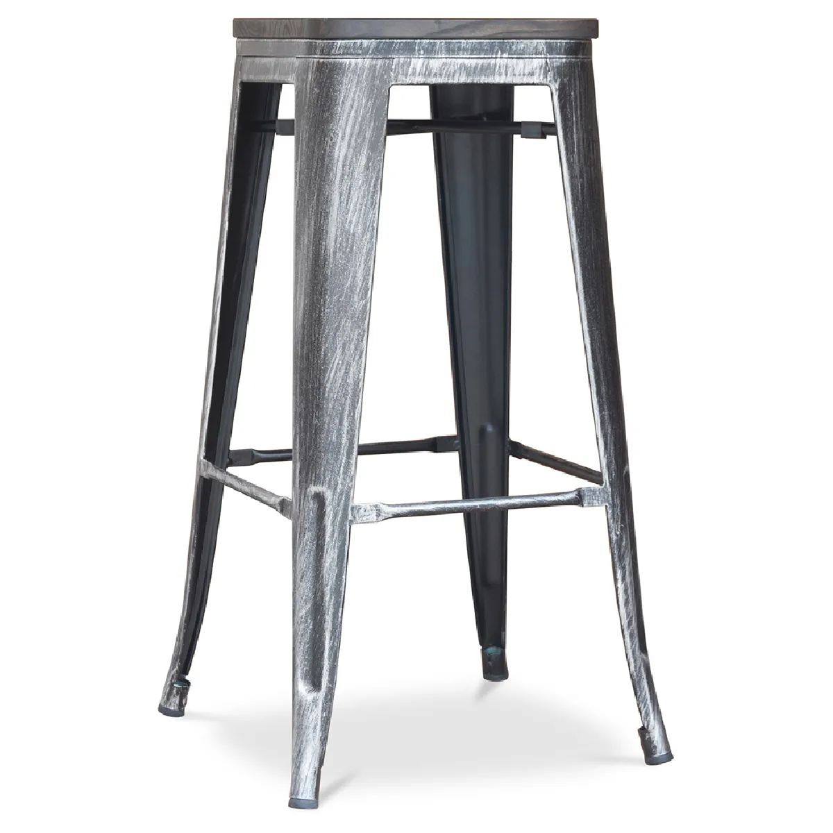 Tabouret de bar - Design industriel - Bois et acier - 76 cm - New Edition- Stylix Industriel Tabouret de bar - Design industriel - Bois et acier - 76 cm - New Edition- Stylix Industriel