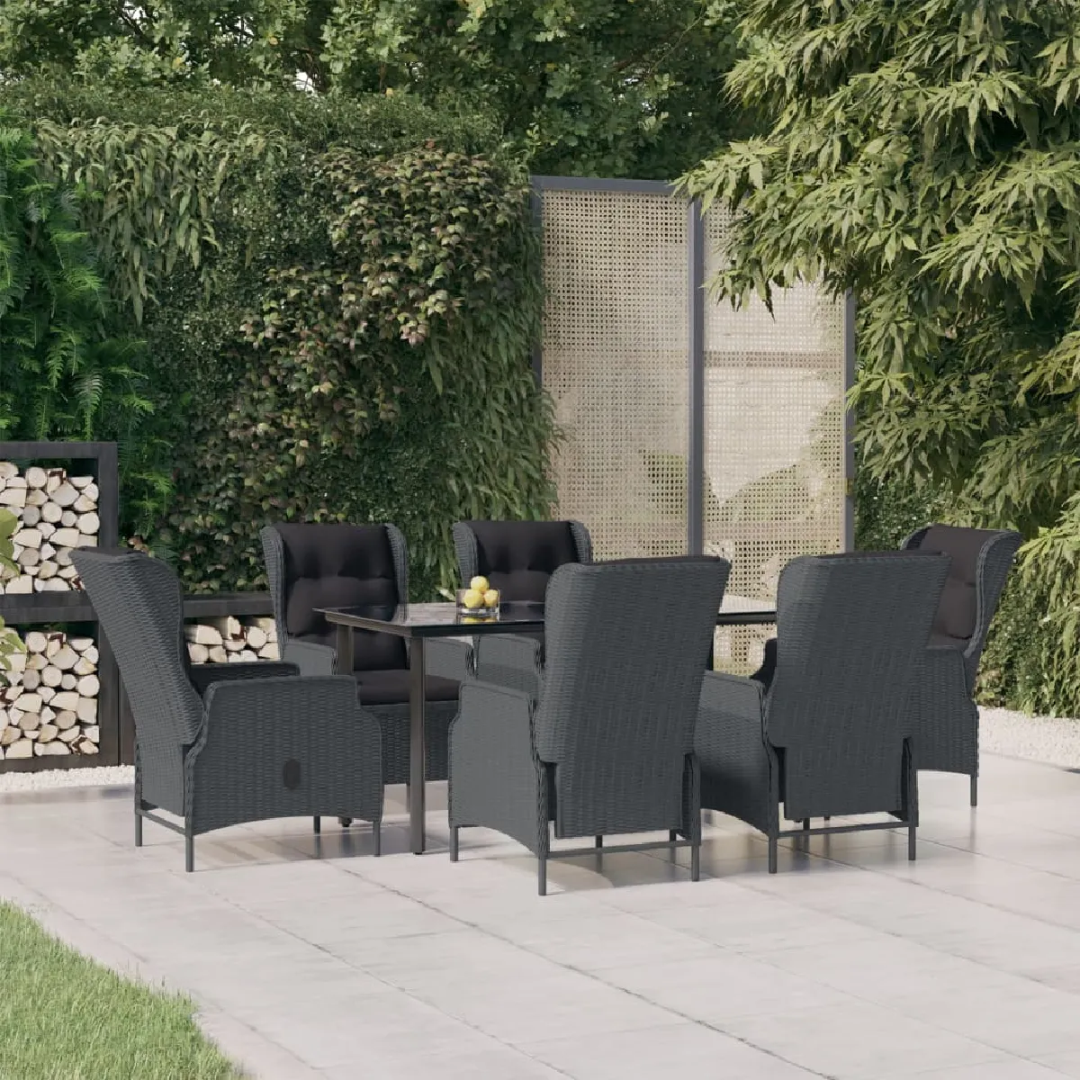 vidaXL Ensemble à manger 7 pcs - vue 4