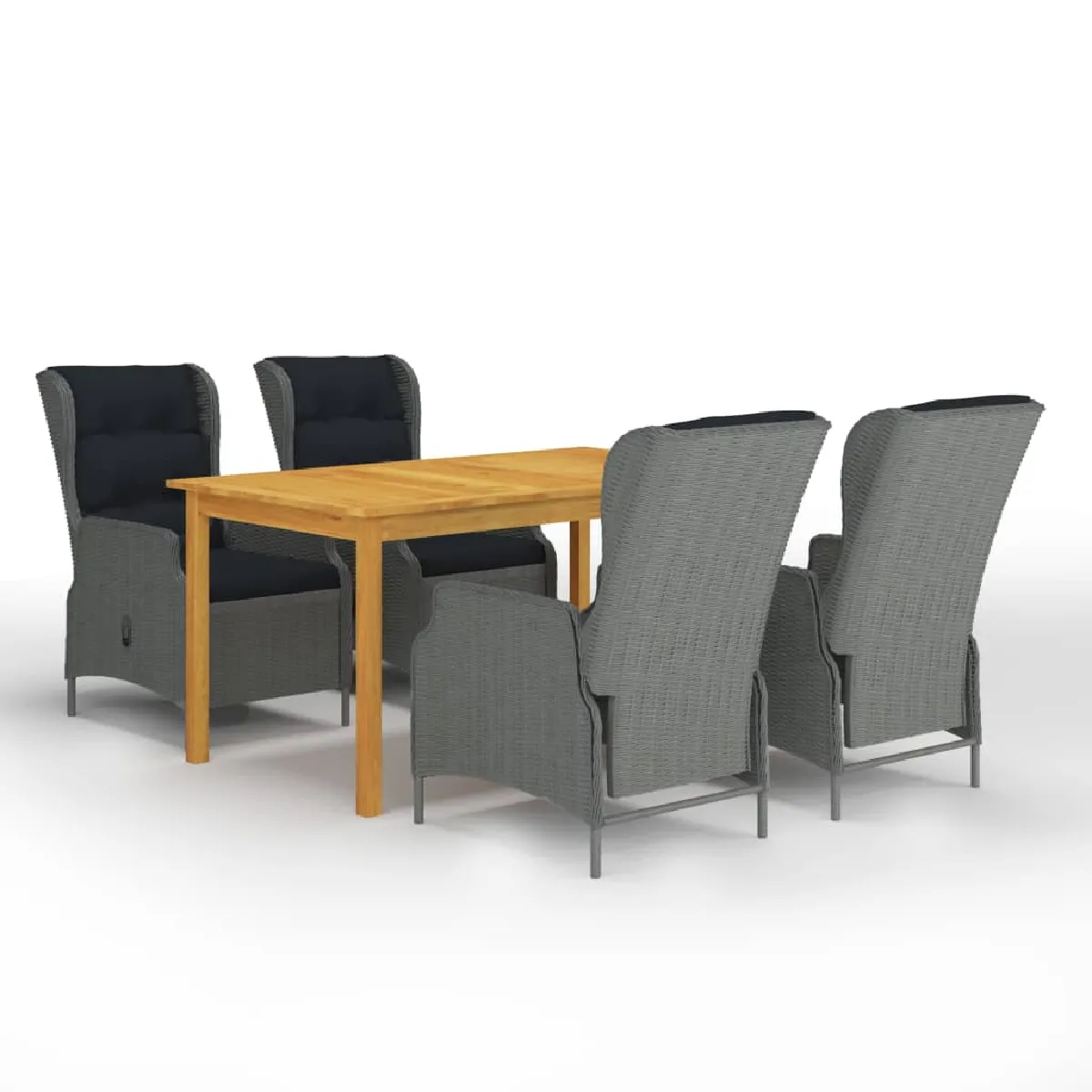 vidaXL Ensemble de salle à manger de jardin 5 pcs