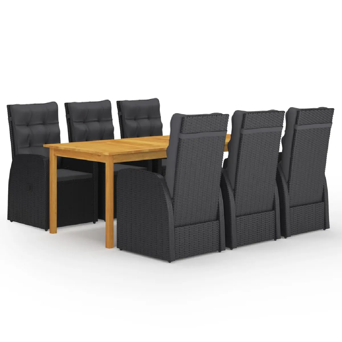 vidaXL Ensemble à manger 7 pcs - vue 5