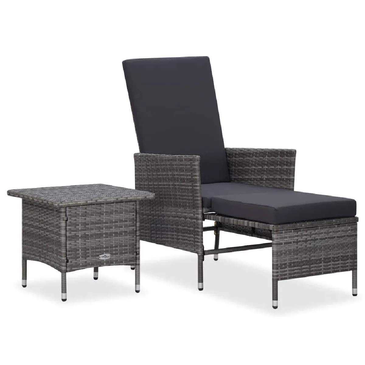 vidaXL Salon de jardin 2 pcs Résine tressée - vue 5
