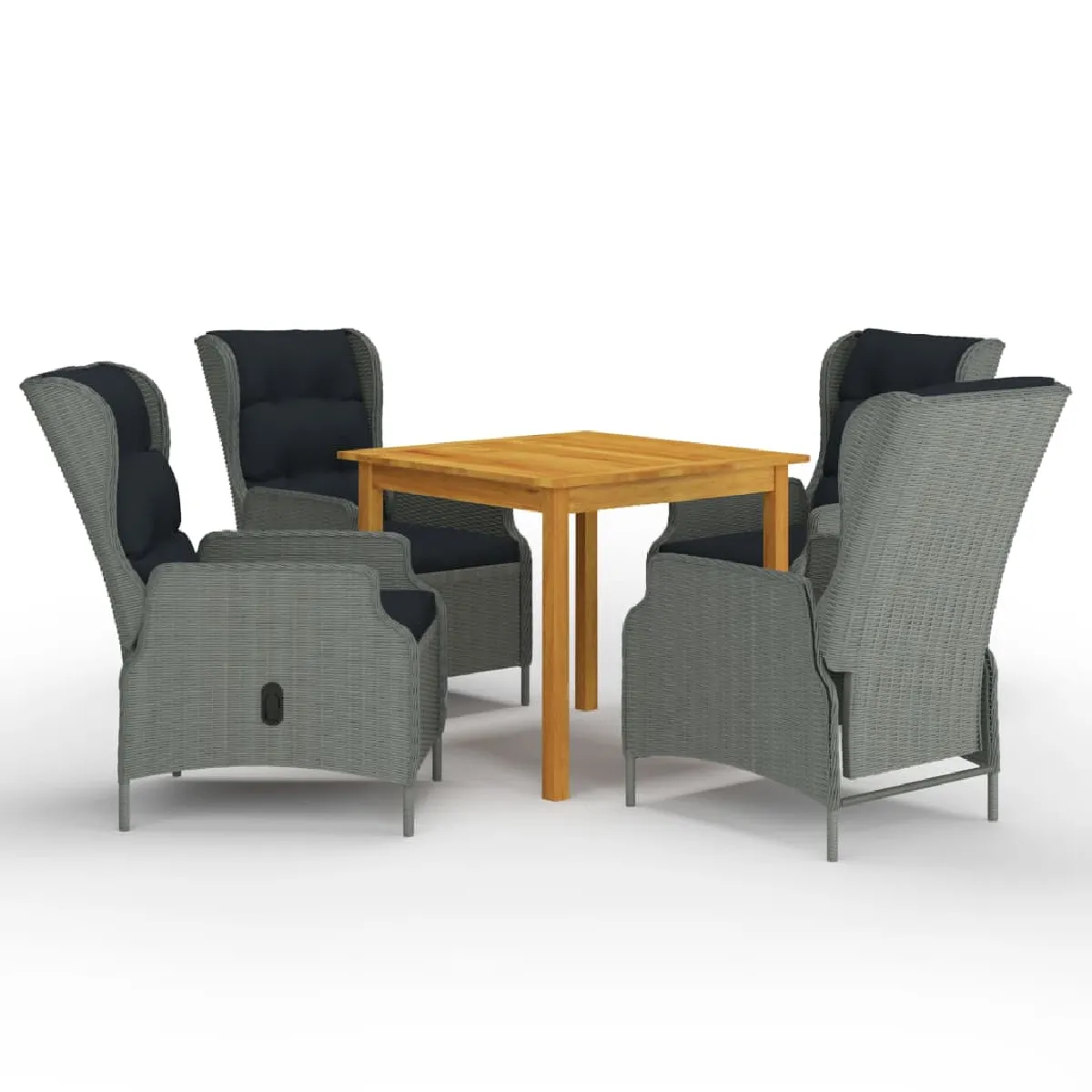 vidaXL Ensemble Salle à Manger Jardin 5 pcs - vue 5