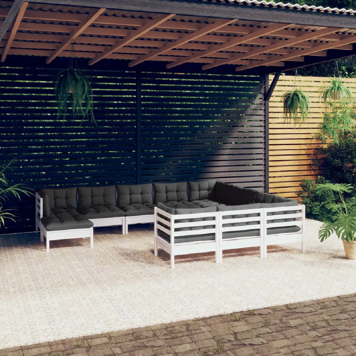 vidaXL Salon de jardin 5pcs - vue 7