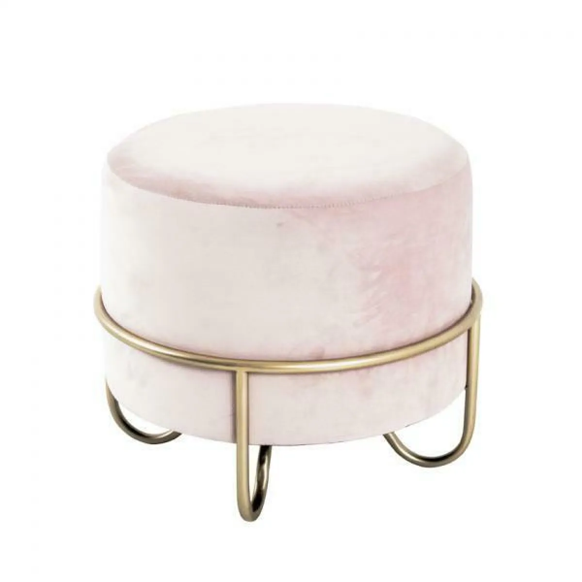 Pegane Tabouret velours - Crème Pegane Tabouret velours - Crème