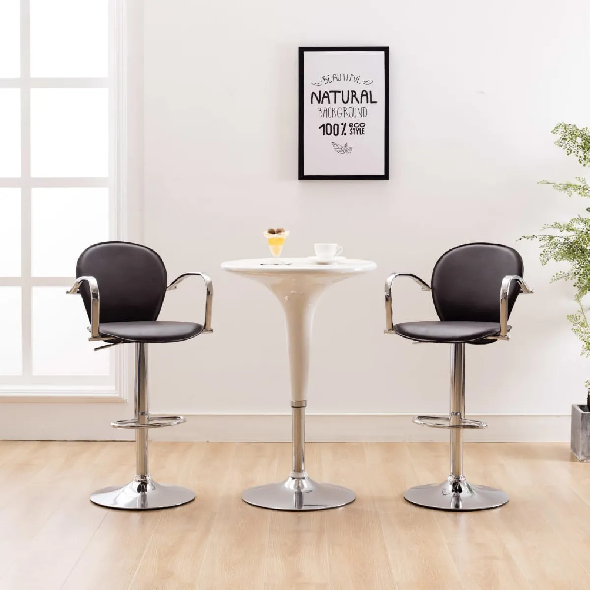 VidaXL Lot de 2 tabourets - vue 4