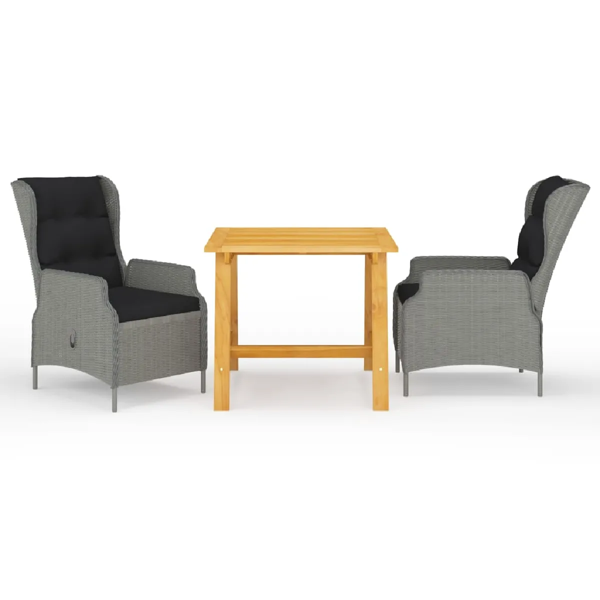 vidaXL Ensemble de salle à manger de jardin 3 pcs - vue 3