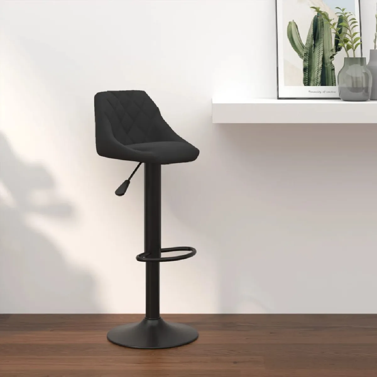 vidaXL Tabouret de bar Velours - vue 2