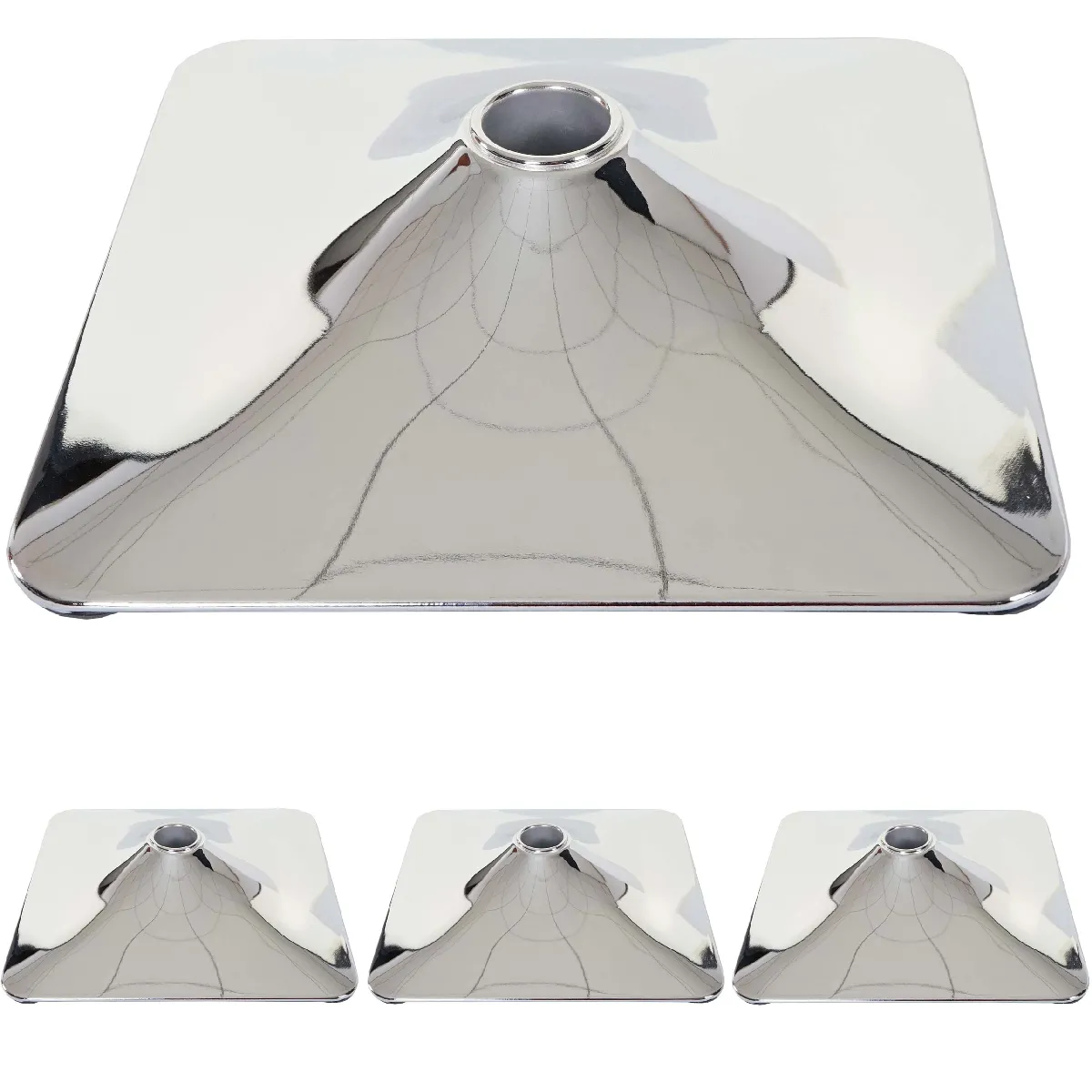 Mendler Plateau Pour Tabouret De Bar - Chromé
