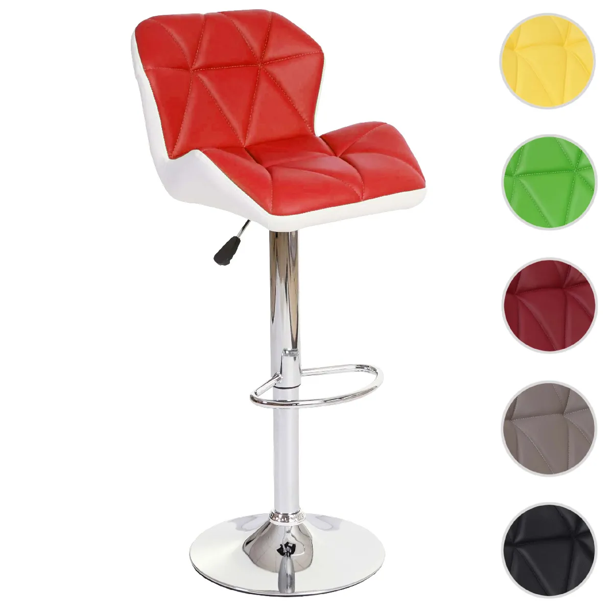 Mendler Rouge Tabouret De Bar