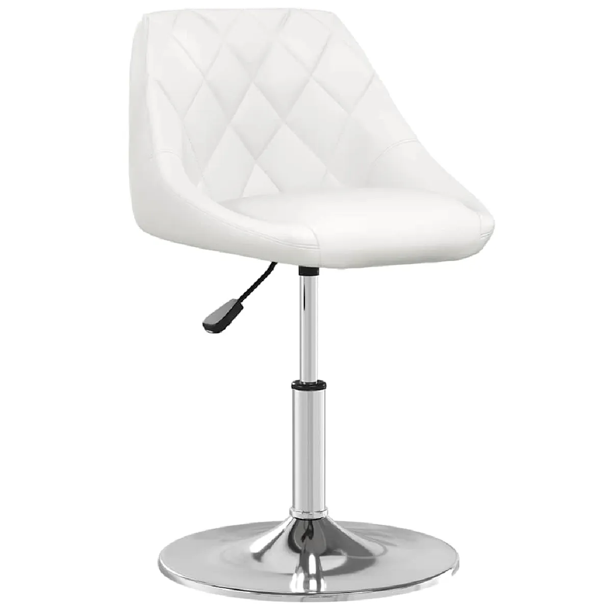 VIDAXL - Tabouret de bar - Similicuir - Blanc - Image 2
