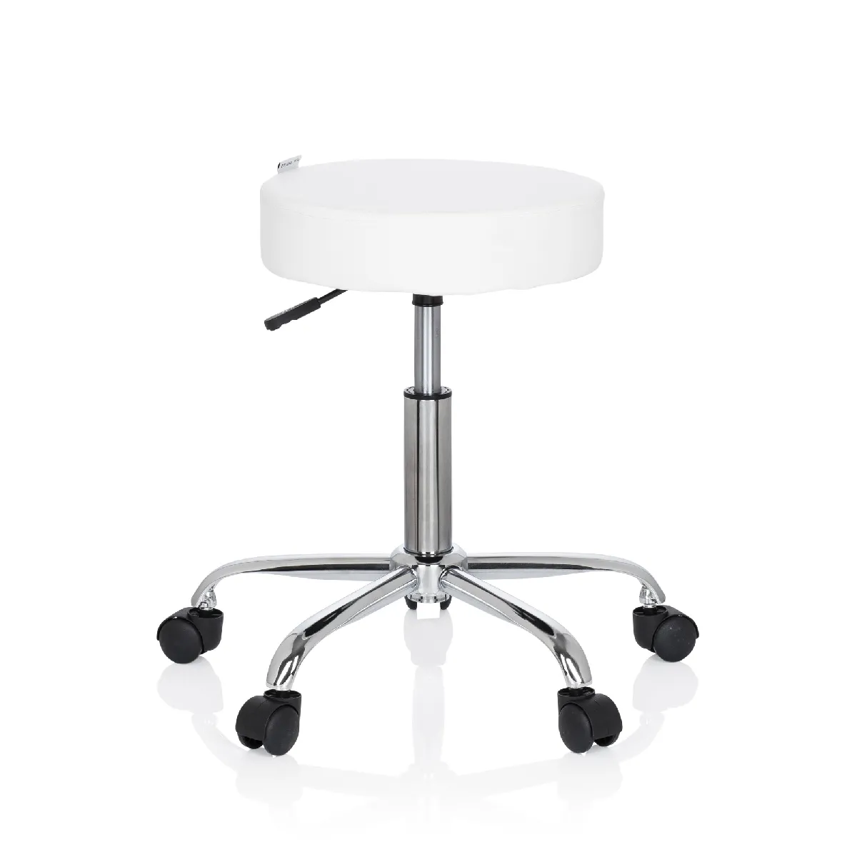 Hjh office Tabouret pivotant - Blanc Hjh office Tabouret pivotant - Blanc