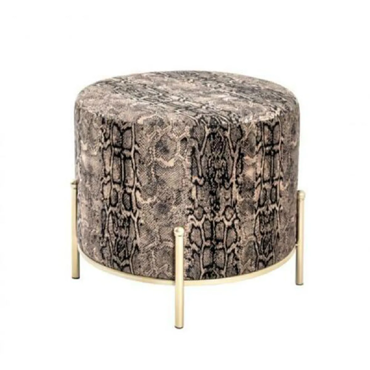 Pegane Tabouret design MDF - Or