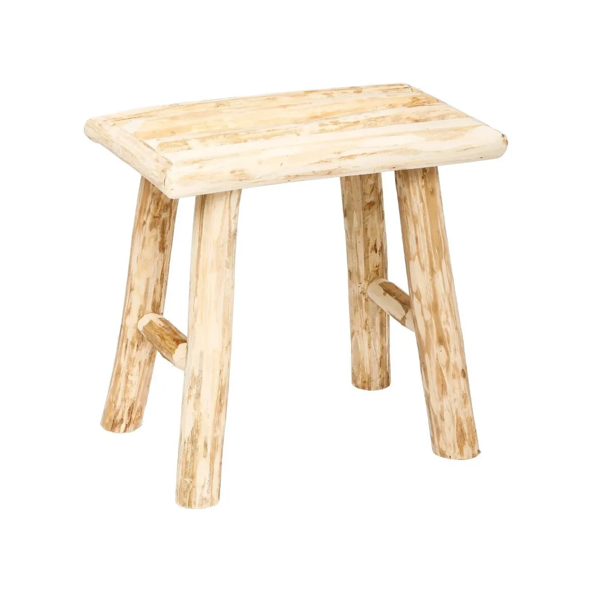 Atmosphera Tabouret Woody - Naturel