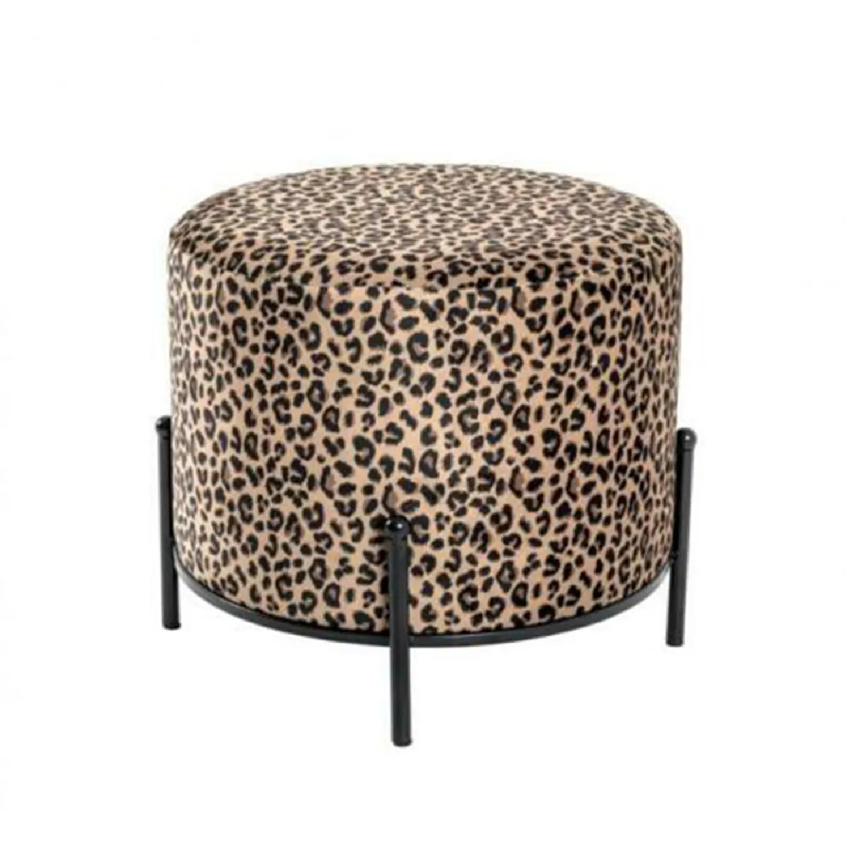 Pegane Tabouret ethnique - Noir