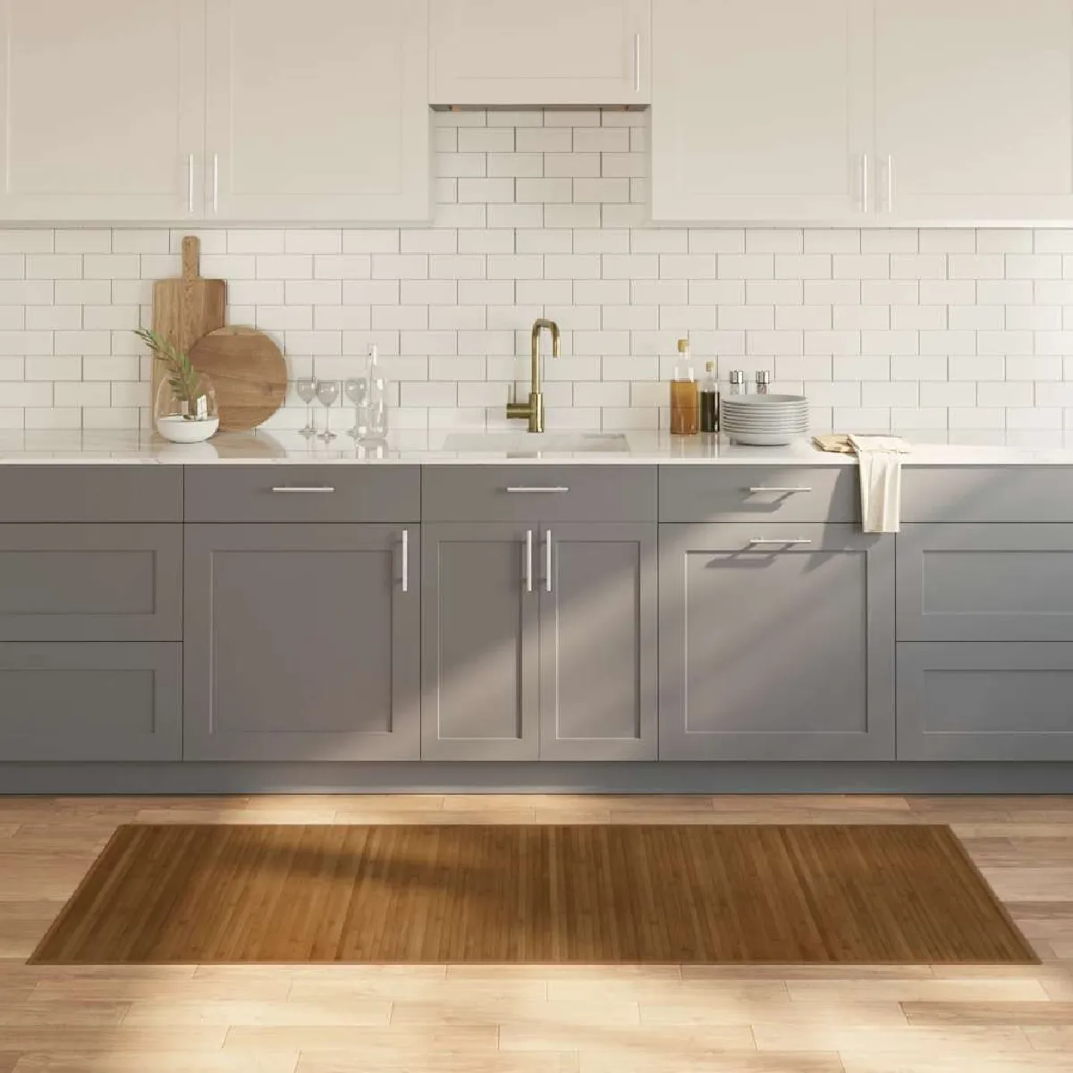 vidaXL Bambou 80x200 cm - vue 1