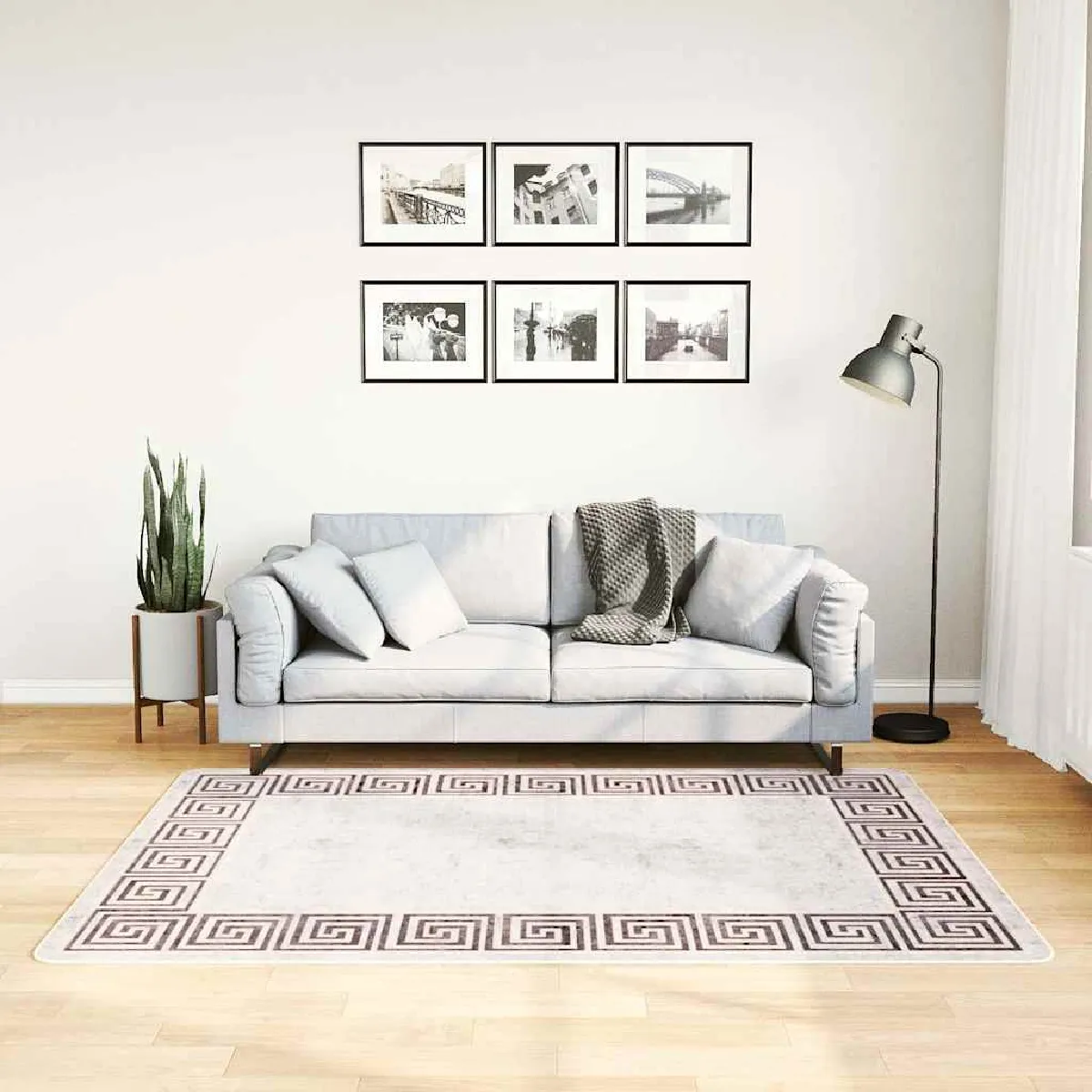 VIDAXL - Tapis - 120 x 180 cm - Beige - Image 2