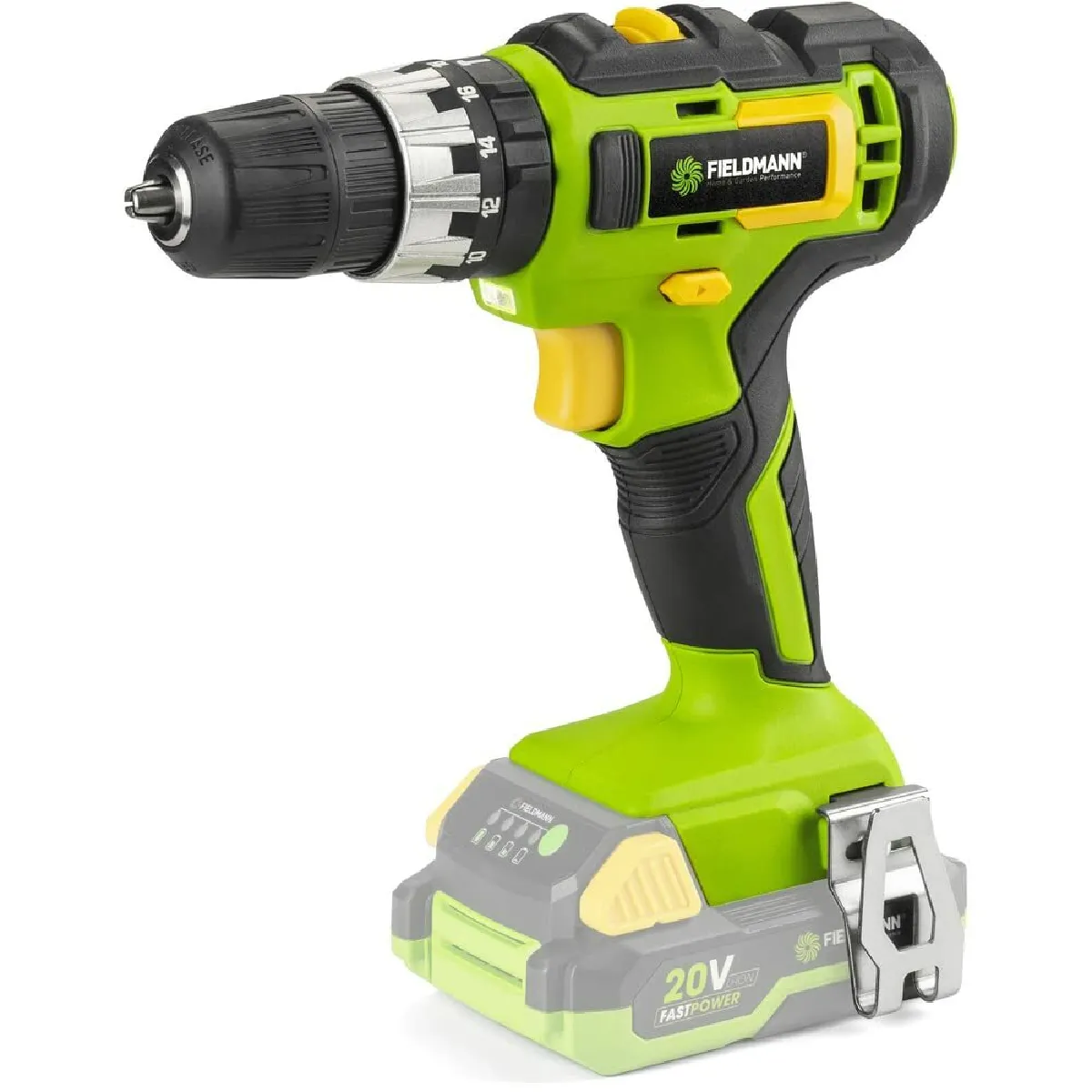 Perceuse à percussion sans fil FIELDMANN 20V 35 Nm Batterie et chargeur non inclus - vue 2