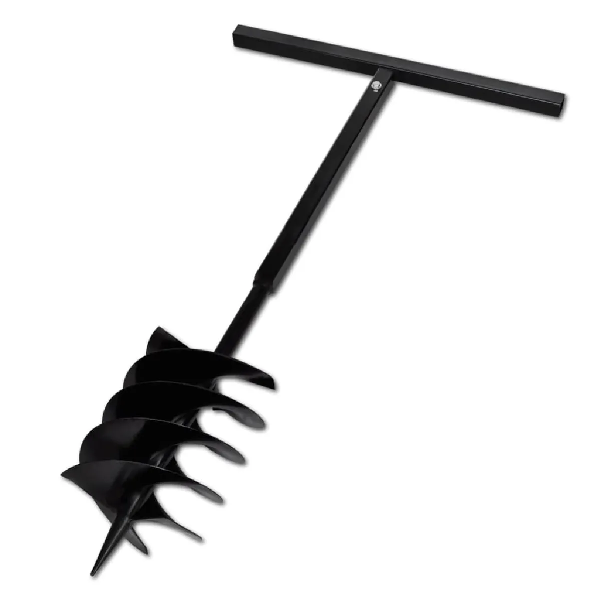Tarière de Sol vidaXL 80 mm – Acier, Tube d'Extension 9 m Inclus - vue 4