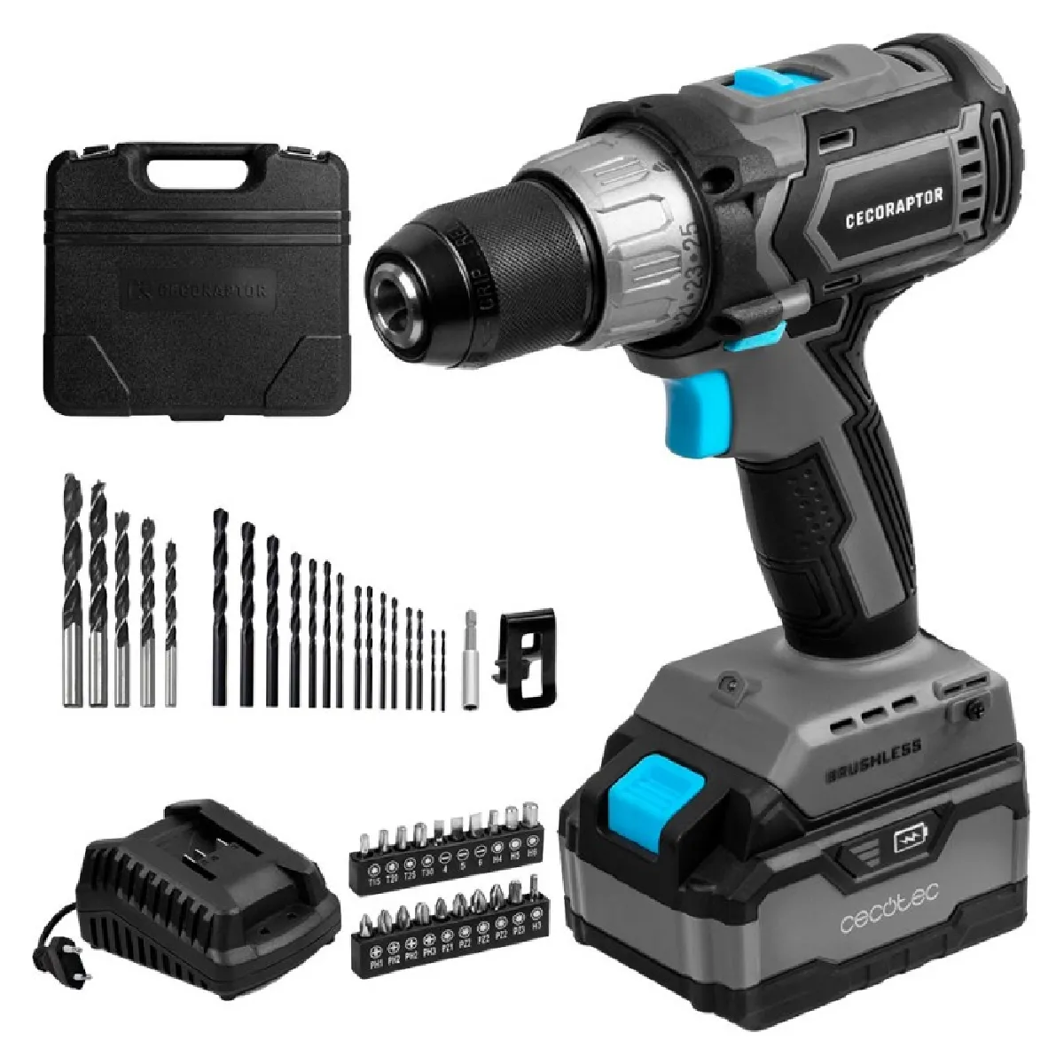 Cecotec Noir Perceuse Drill 4020 Brushless Ultra - Image 4