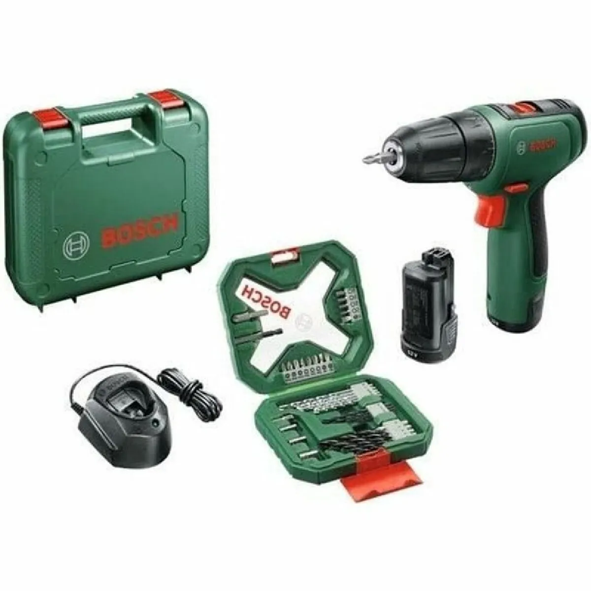 Perceuse visseuse sans fil Bosch EasyDrill 1200 Livrée avec 1 batterie 18V 1 5Ah + chargeur