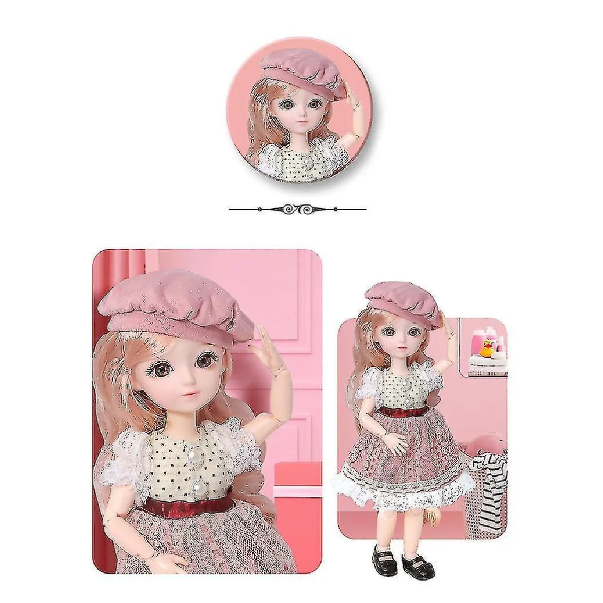Kawaii Hi Lucy - Poupée Mannequin Articulée Kawaii - A Coiffer et