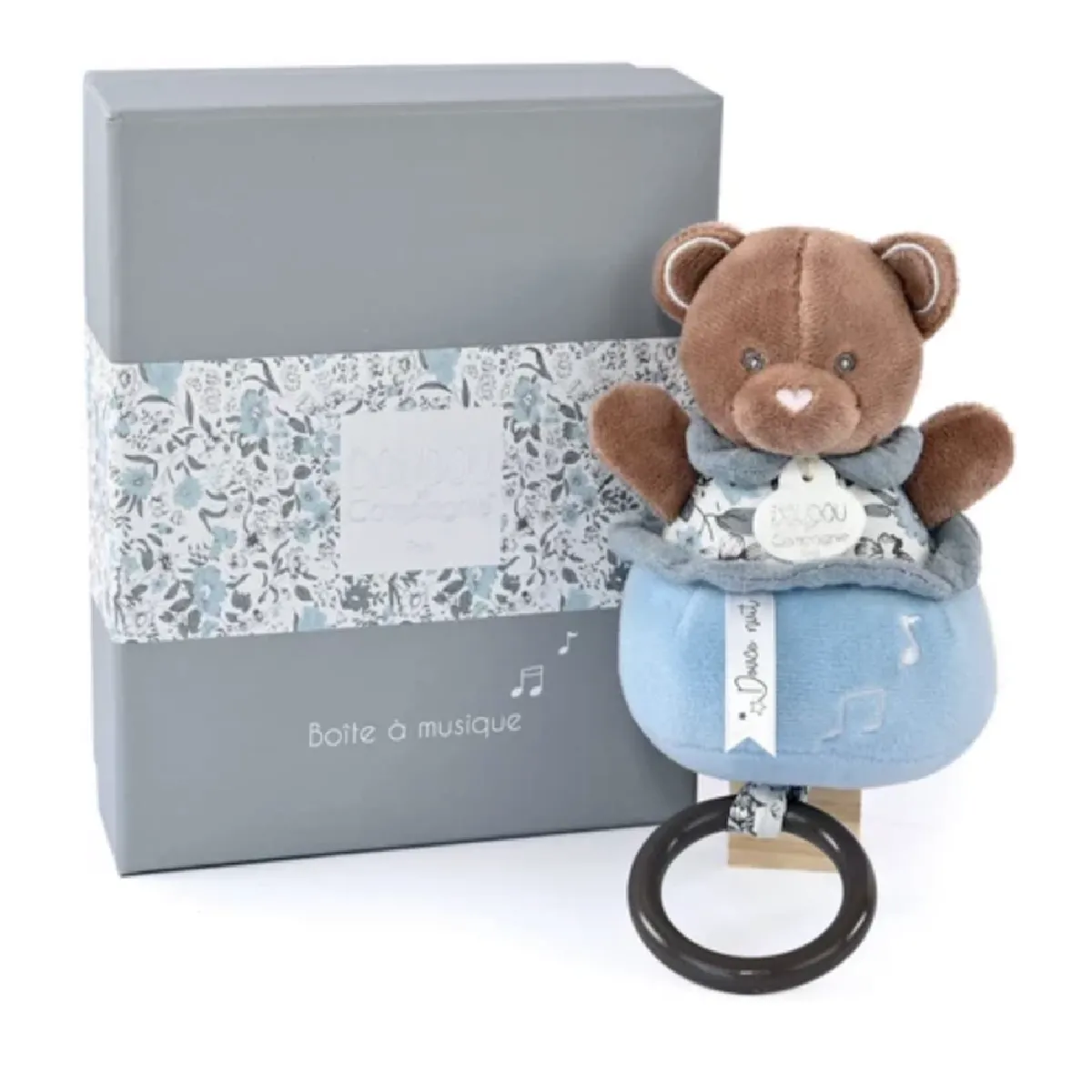 DOUDOU ET COMPAGNIE  peluche musicale ours Boh'aime