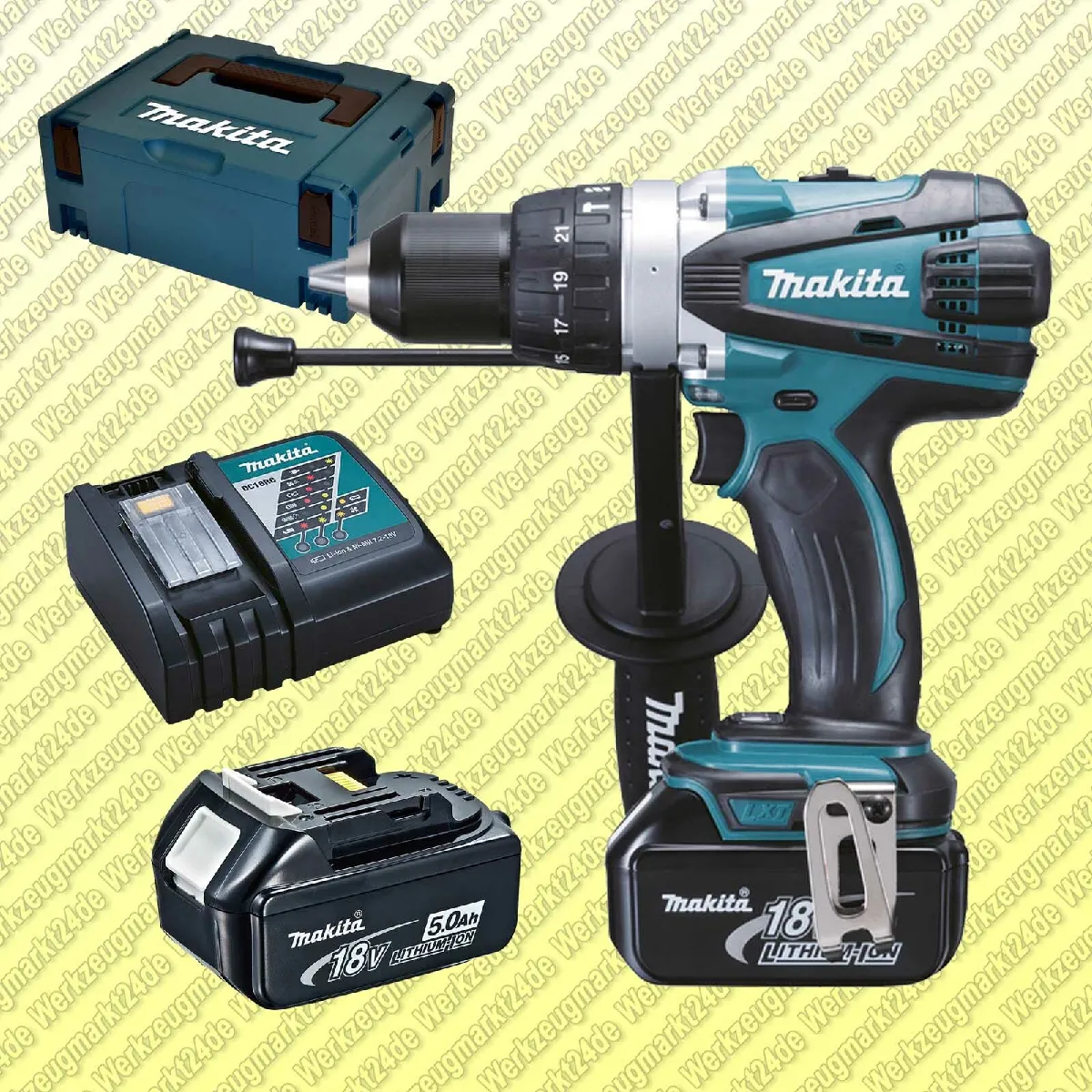 Makita DHP458RTJ - vue 2