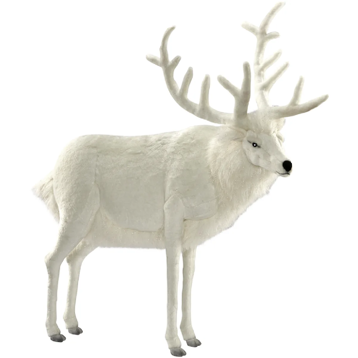 Hansa Blanc Peluche Renne Géant