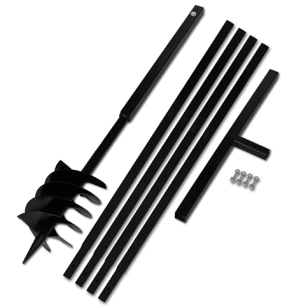 VidaXL Tarière sol avec tubes