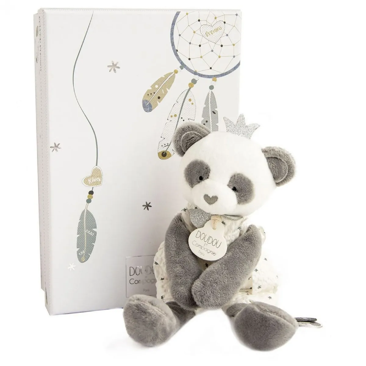 Attrape-R&ecirc;ves - Panda Pantin 20cm Doudou et Compagnie