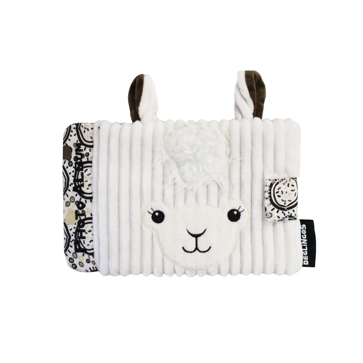 Les deglingos album photo peluche - Blanc