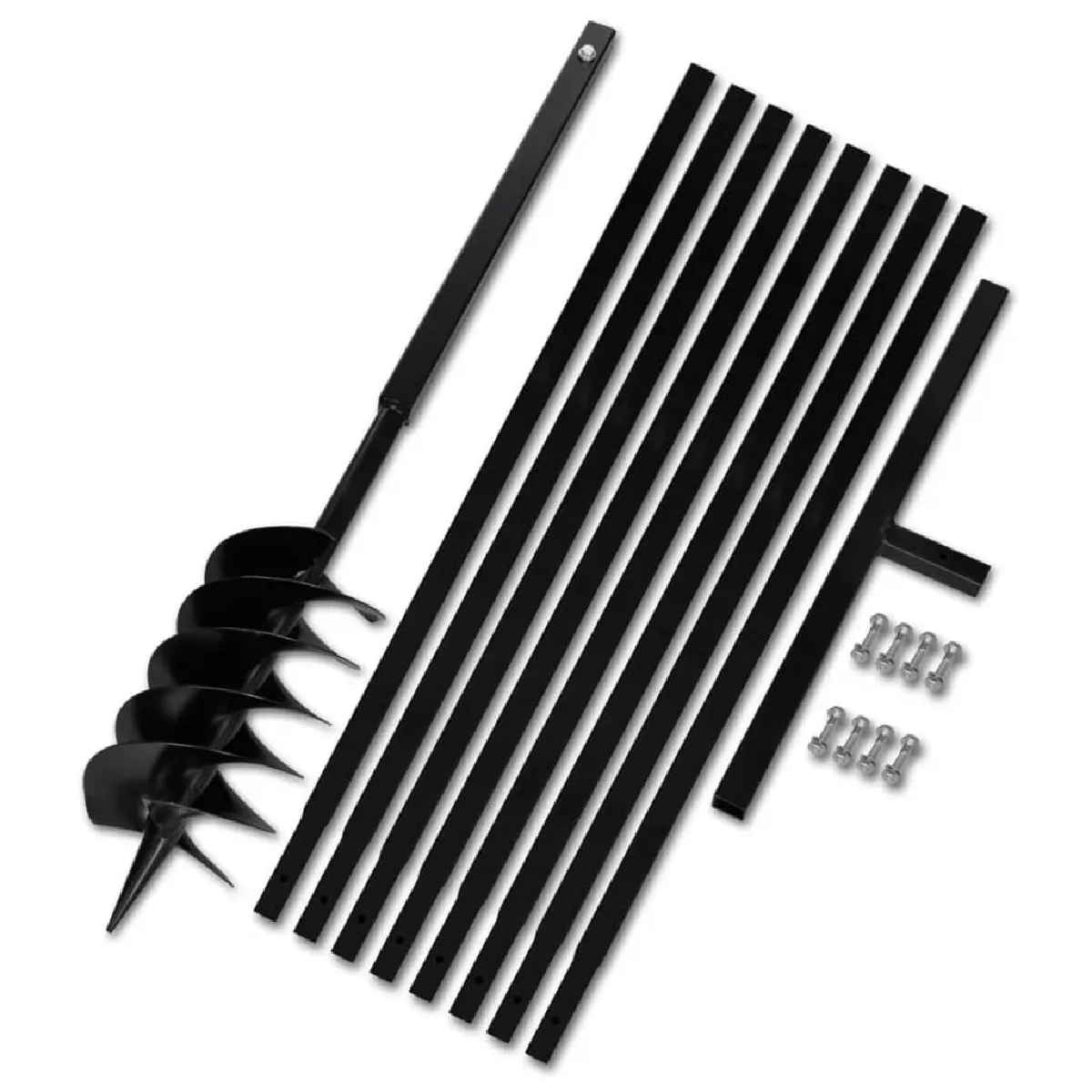 VidaXL Tarière de sol 80 mm avec extension - vue 2