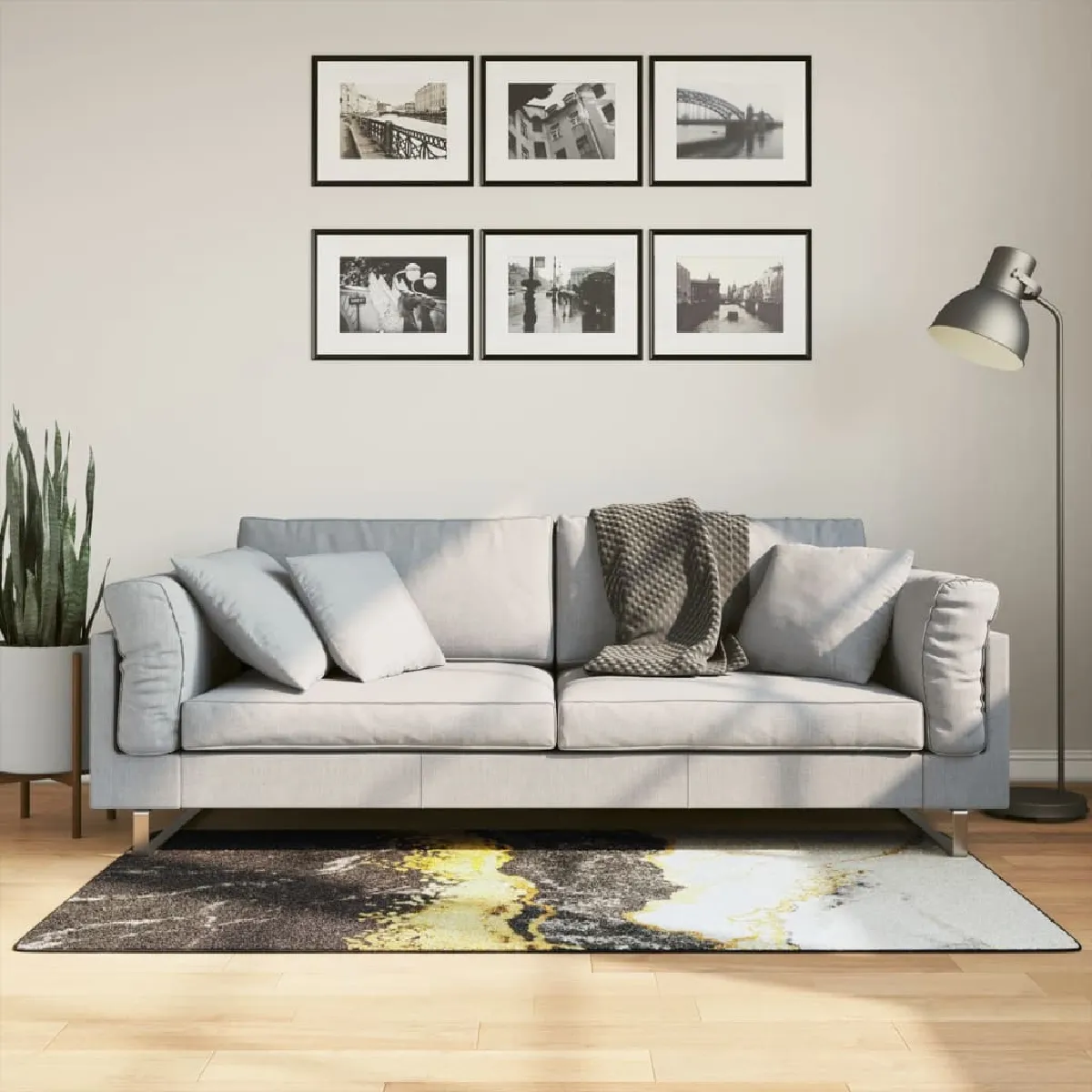 vidaXL Tapis lavable 80x150 cm - vue 2