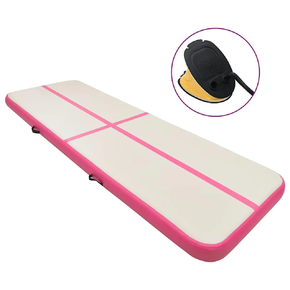 VIDAXL Tapis de gymnastique gonflable