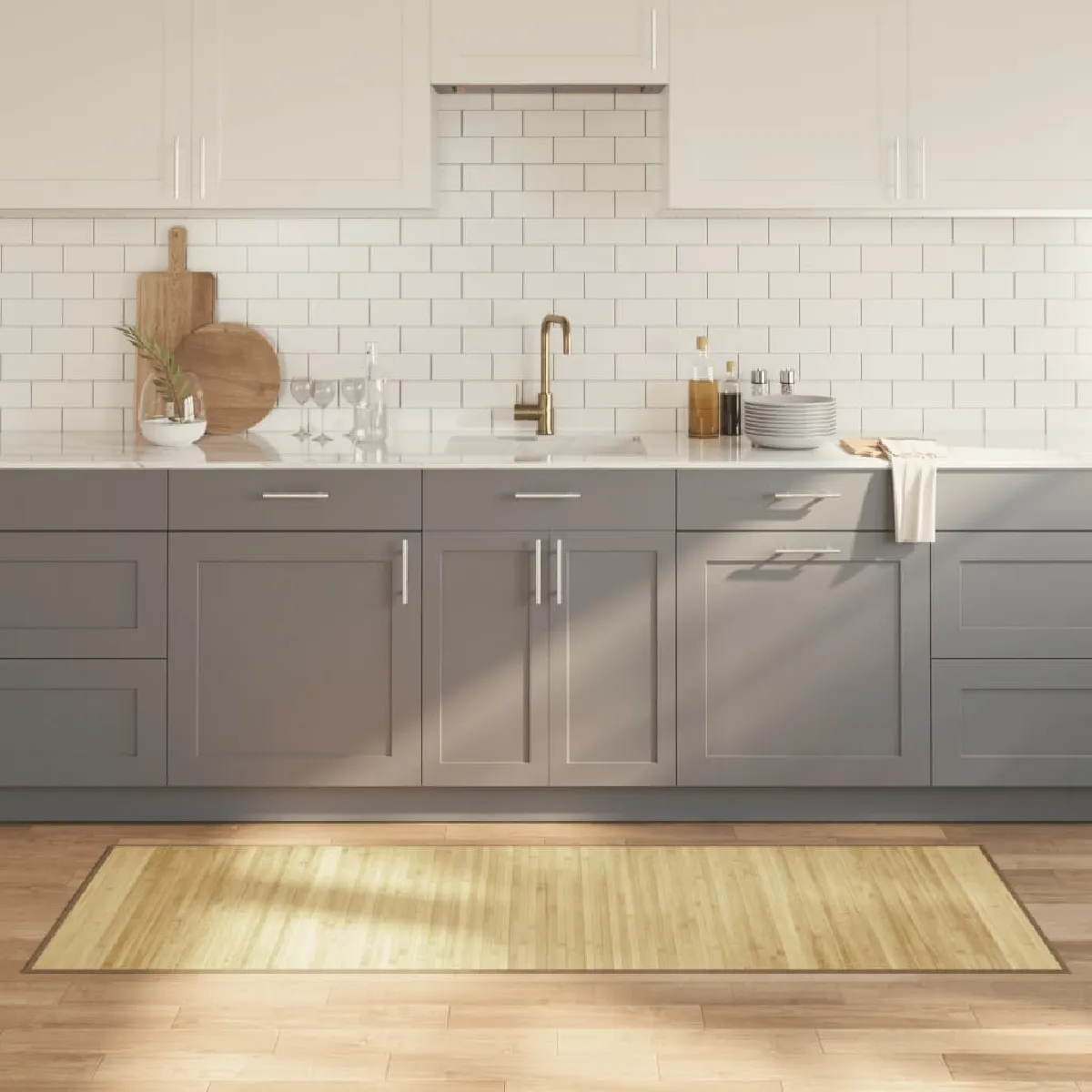 VIDAXL Tapis Bambou - vue 8