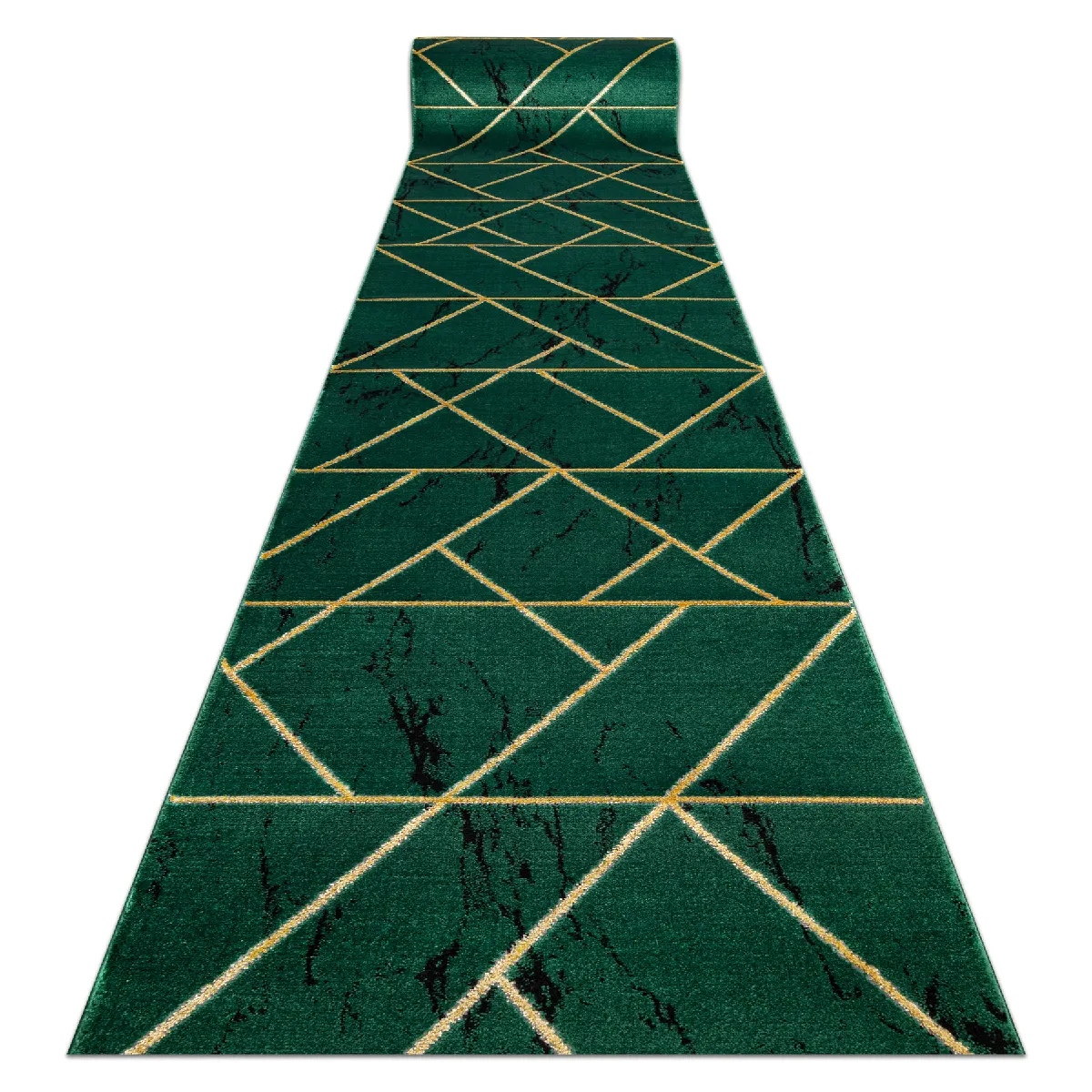 RUGSX Tapis de Couloir Bouteille Or