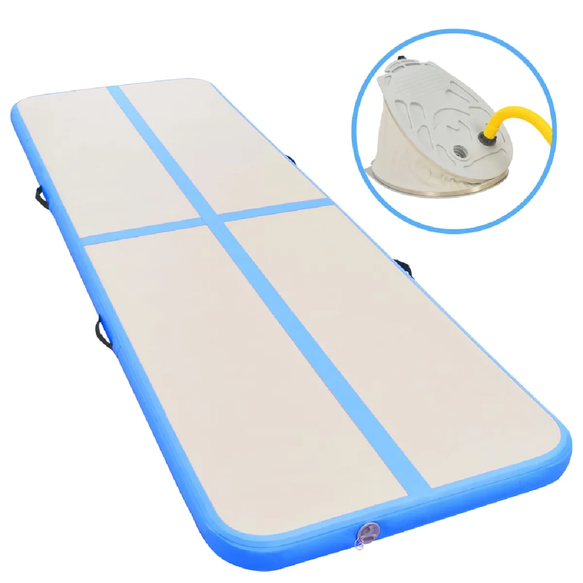 VIDAXL Tapis gonflable  Bleu