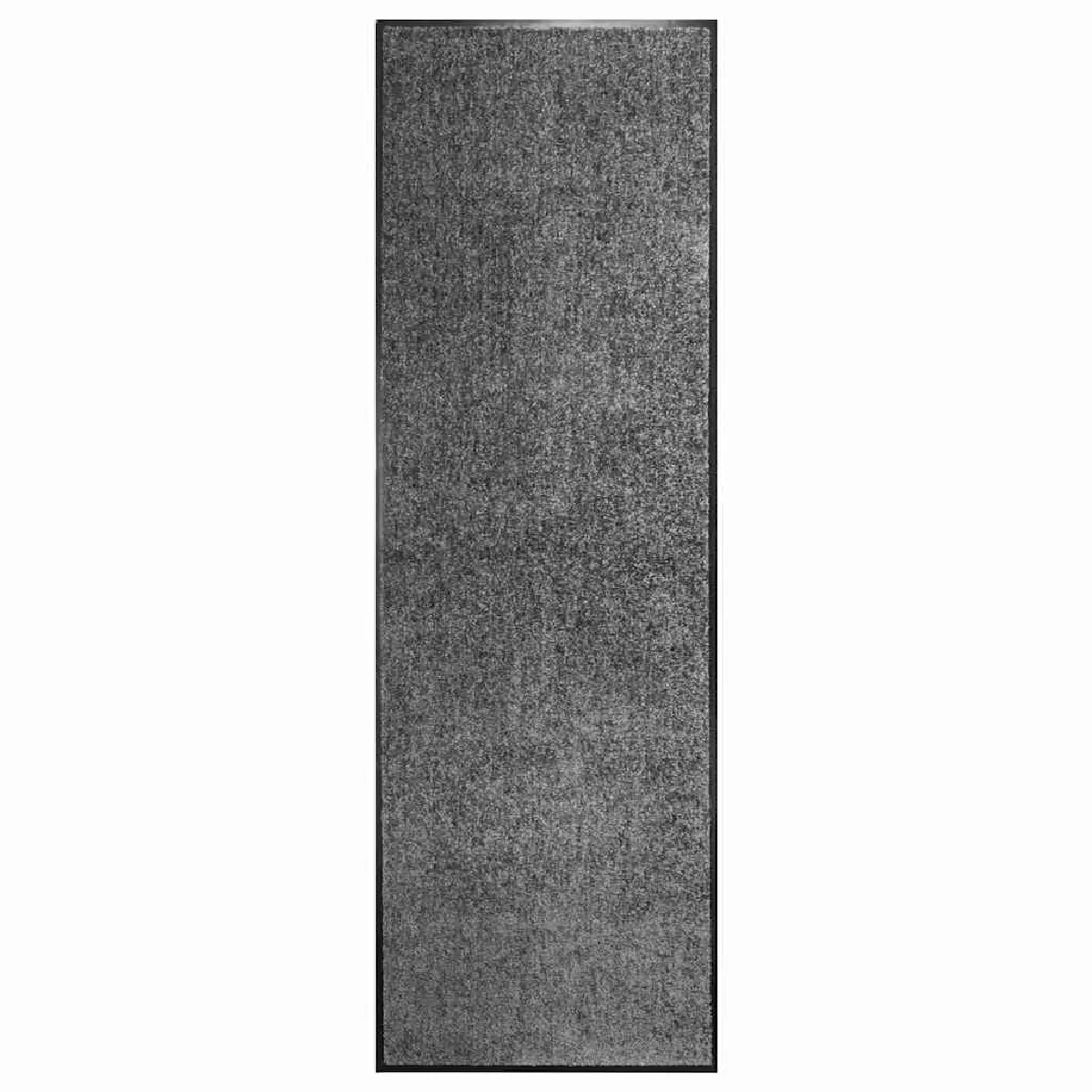 Non Communiqué Anthracite Paillasson Lavable 60X180 Cm - Image 3