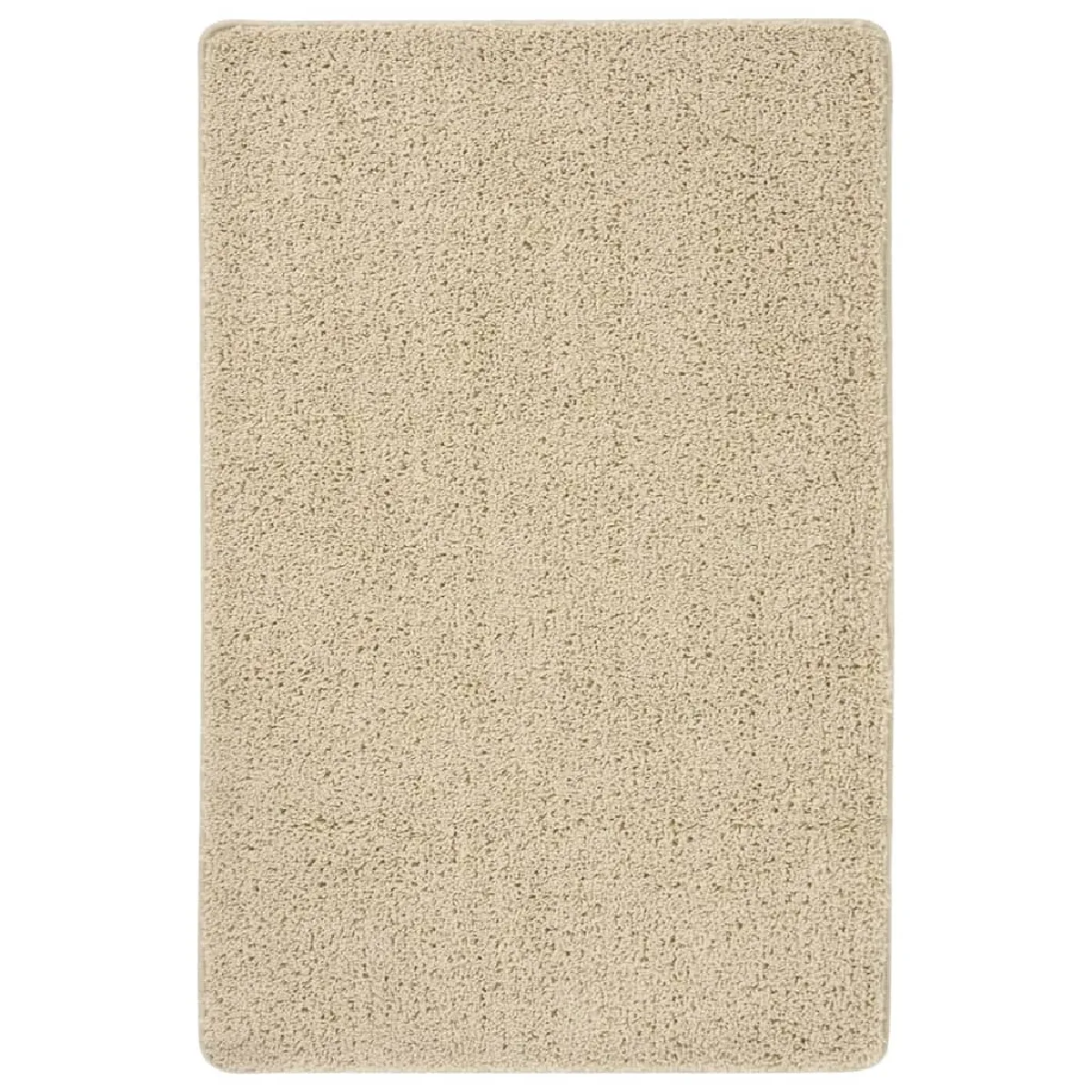 vidaXL Tapis shaggy crème - vue 2