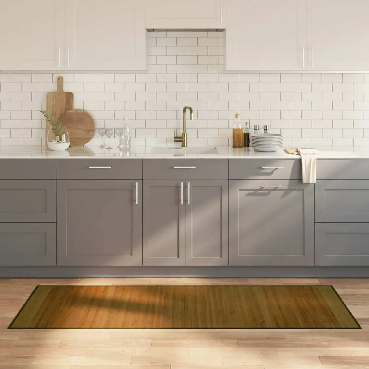 vidaXL Tapis Bambou 70x200 cm