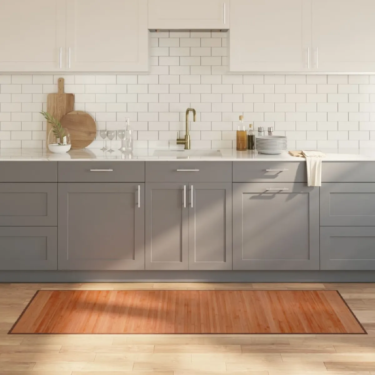 vidaXL Tapis Bambou 70x200 cm