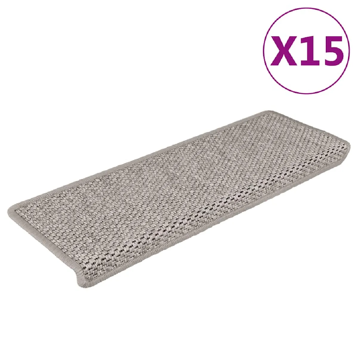 Vidaxl Tapis Escalier 56x17 cm - vue 8