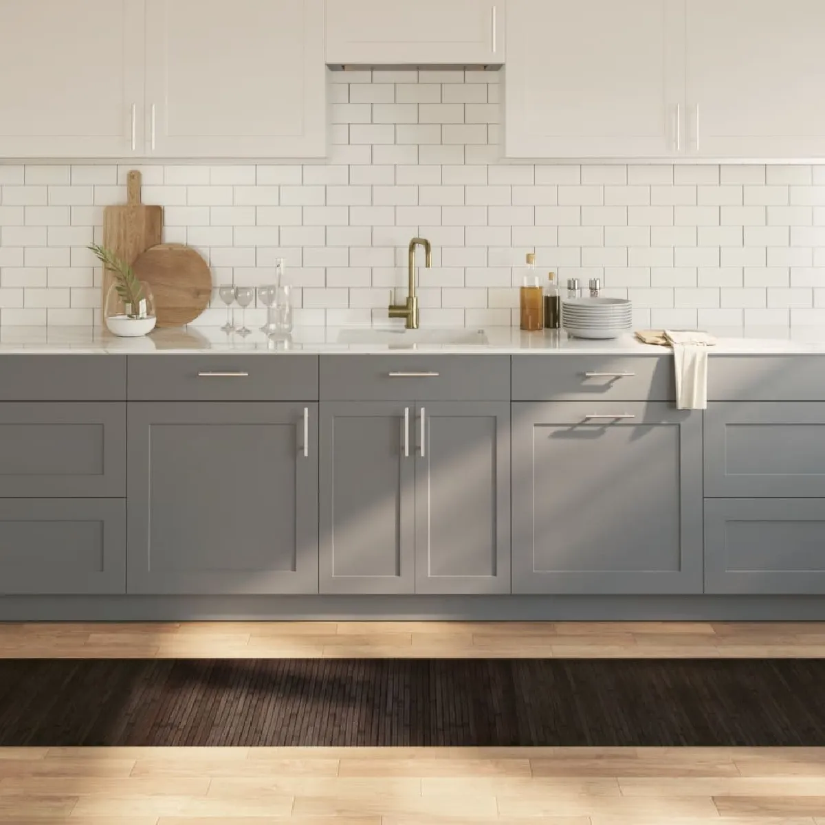 vidaXL - Bambou Marron