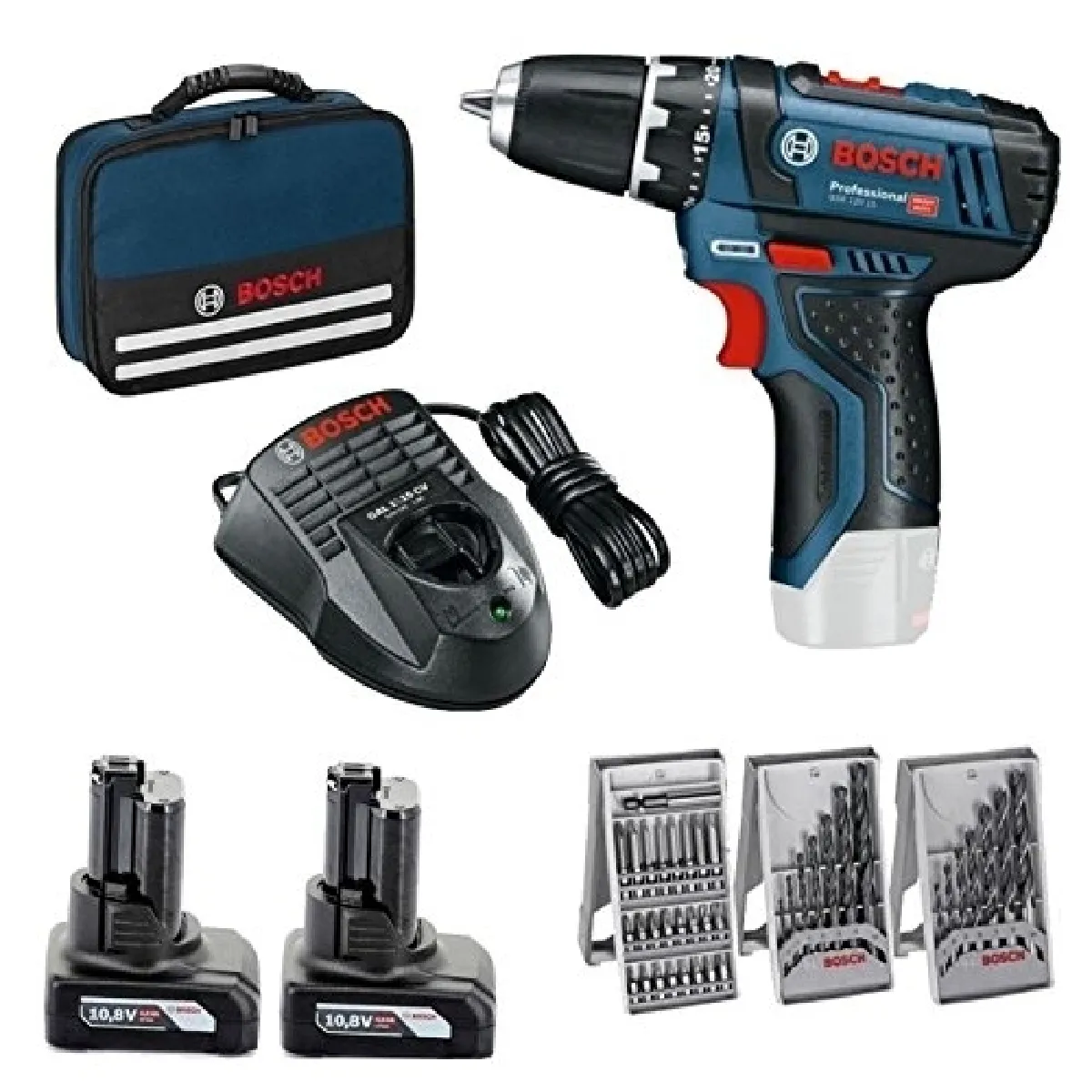 Bosch GSR 12V 15 Set