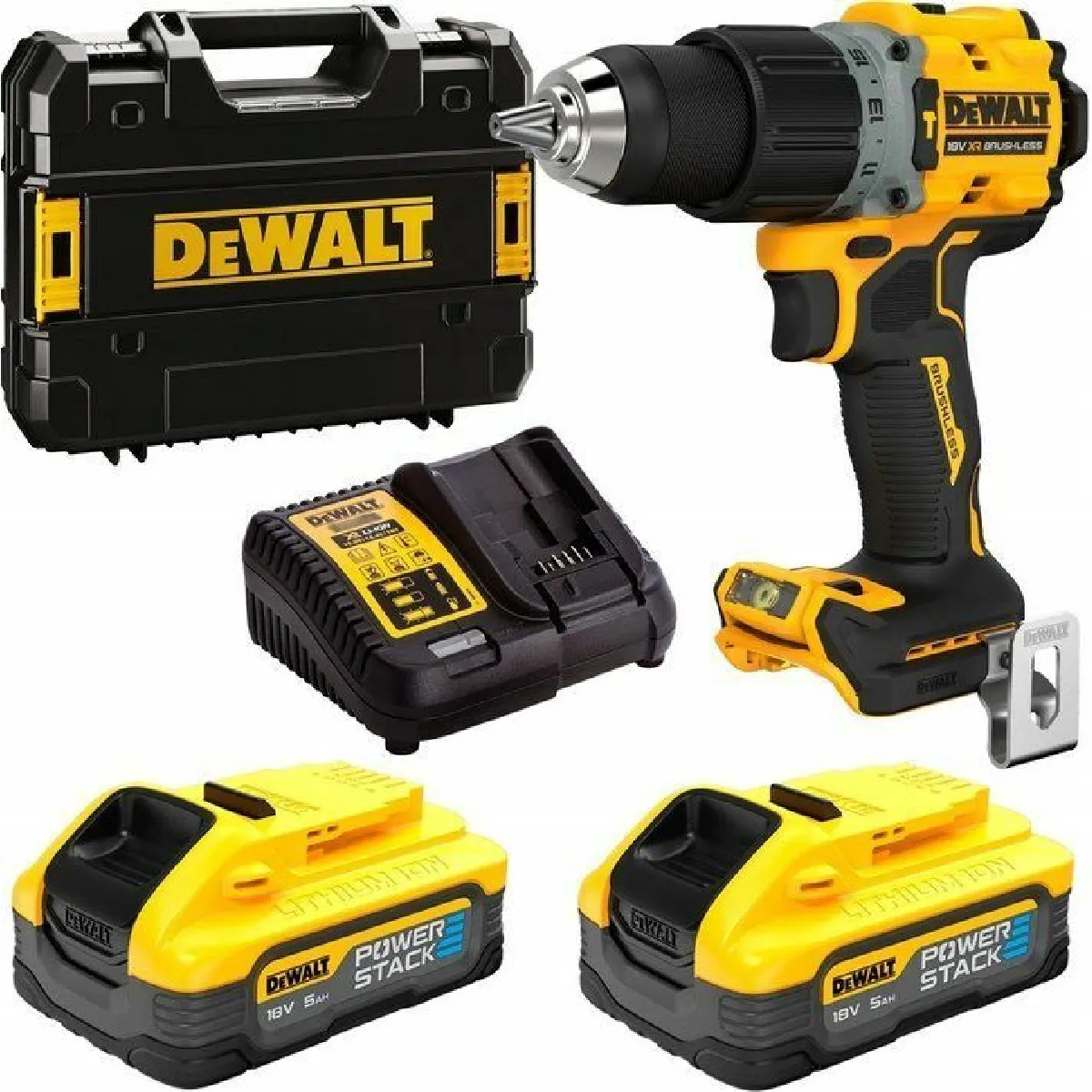 DeWalt - Perceuse à percussion - DCD805H2T-QW - 18V - 2 Batteries 5Ah - Image 2