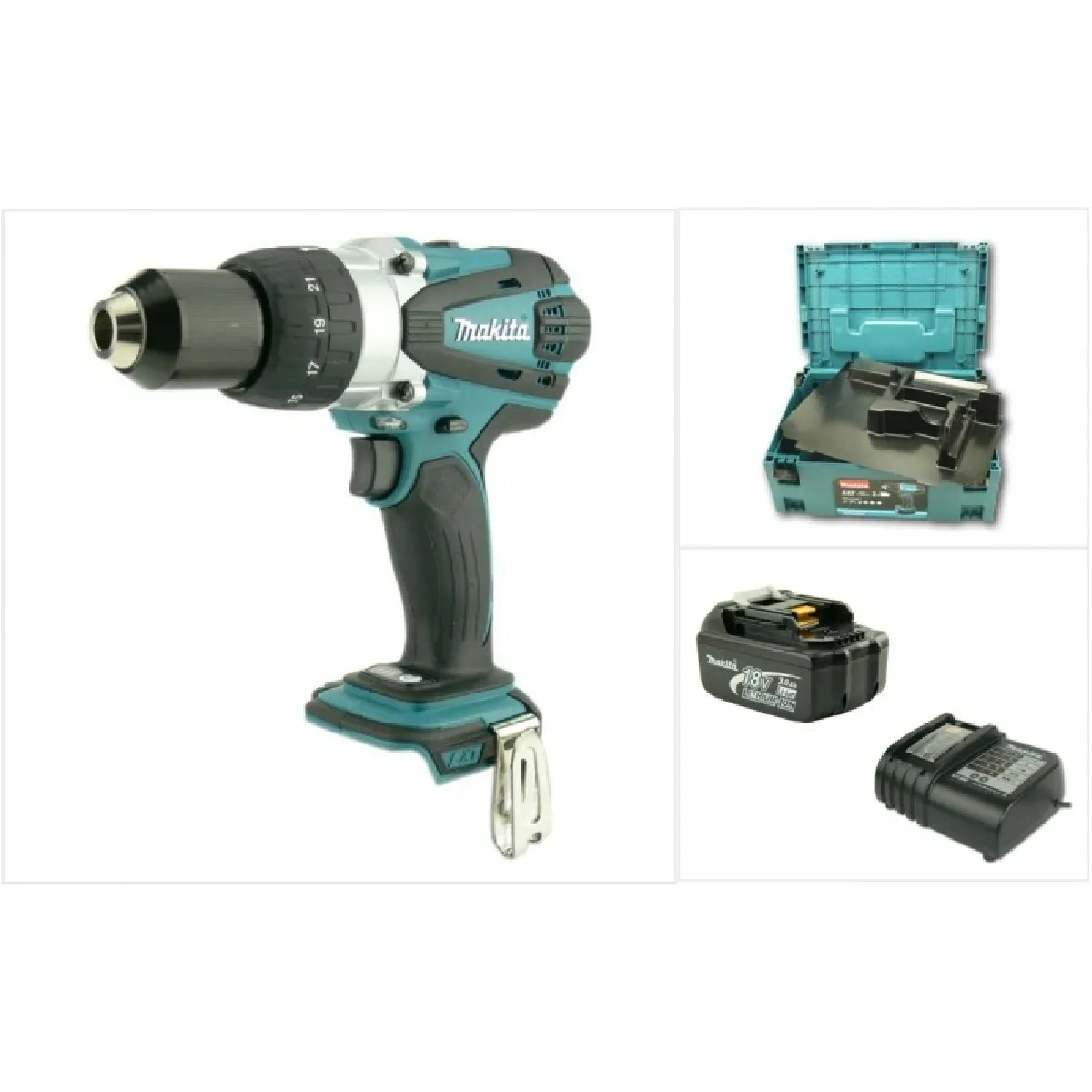 Makita BHP 458 LXT Perceuse visseuse à percussion 18V