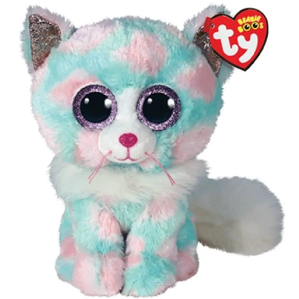 Ty - Peluche Beanie Boo's Opal Le Chat - Petit - Image 3